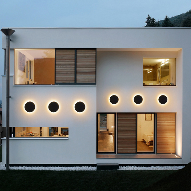 8W 12W 15W Lumière Led Moderne Ronde Et Veilleuse Intérieure De Haute Qualité LED Moon Lights Eclipse Lights Indoor