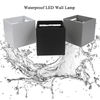 APP Controll Smart IP65 LED 9W Applique Murale Étanche Haut Et Bas Applique Murale RGB Lampe De Chevet 16 Couleurs Changeantes Cube Applique Murale Étanche