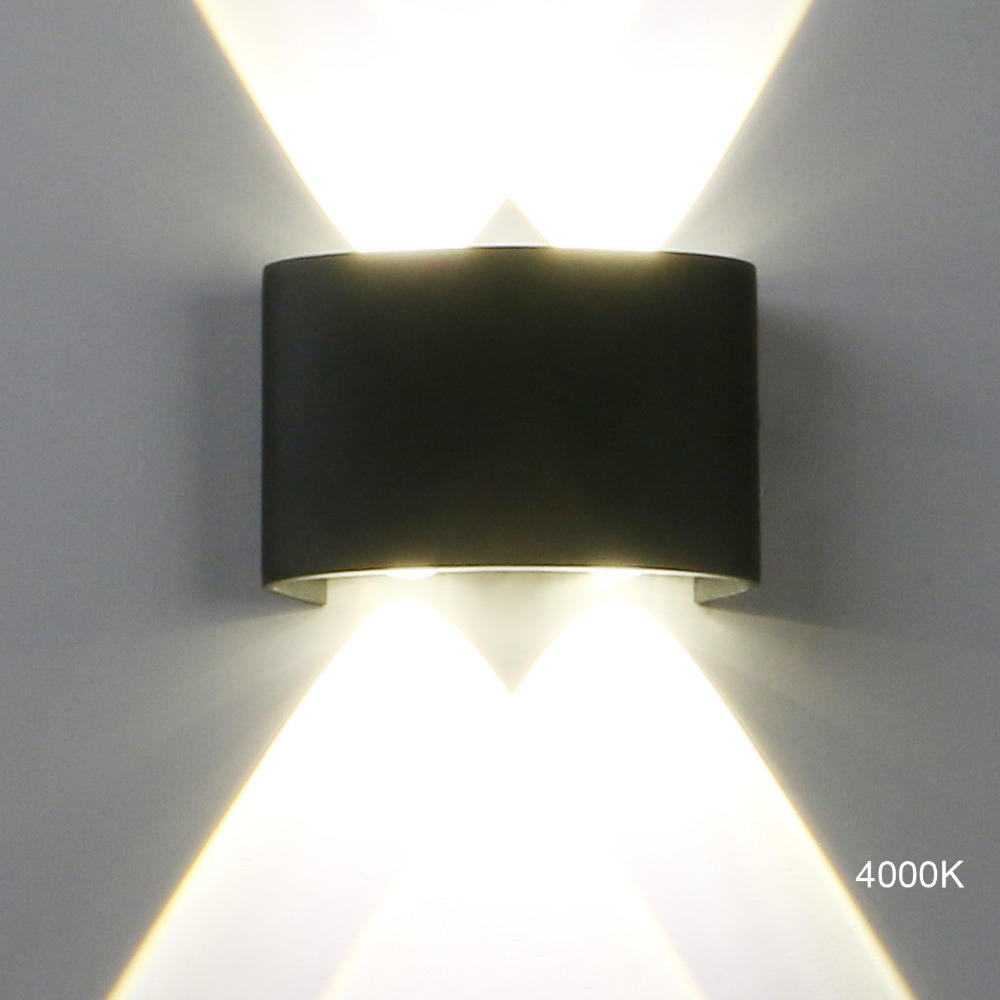 Super Bright 4W LED Outdoor Wall Lamp Étanche IP65 Garden Porch Lighting