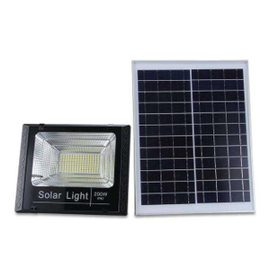 Projecteur solaire 25W vente directe d'usine de lumière solaire de jardin avec télécommande et contrôle de la lumière