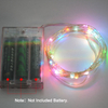 Guirlande lumineuse en fil de cuivre guirlande LED 2M avec lampe de fée pour les lumières de fête de guirlande extérieure et décor de noël du nouvel an