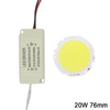 1 set 3W 5W 7W 10W 12W 15W 20W 25W 30W COB panneau de puce led pour lampe de projecteur led + pilote d'alimentation LED coque en plastique