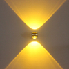 Usine directement vendre Double cristal 6W applique murale décorative led fabricant lampes pour la décoration de la maison meilleure lampe pour bureau à domicile