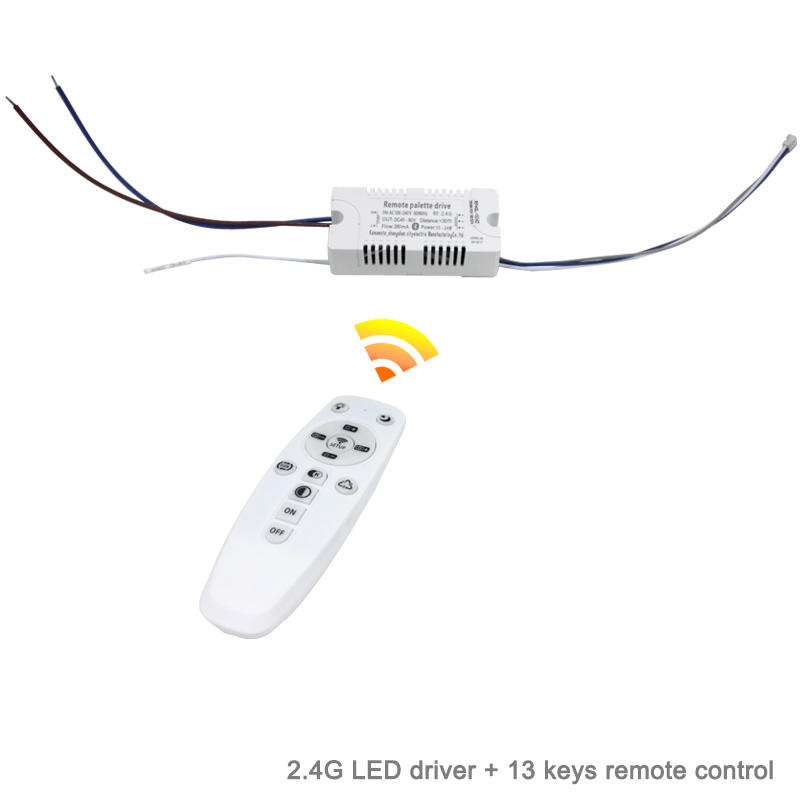2.4G WIFI sécurité plastique pilote 15-24W connexion Bluetooth éclairage transformateur de puissance AC100-240VLED plafonnier