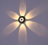 Moderne mur LED lumière vers le bas éclairage rond applique lampe luminaire montage intérieur extérieur maison chambre chambre hôtel éclairage décoration