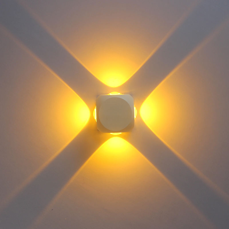 Led Wall Light 4W Outdoor Led Imperméable Extérieur Porte Balcon Jardin Cour