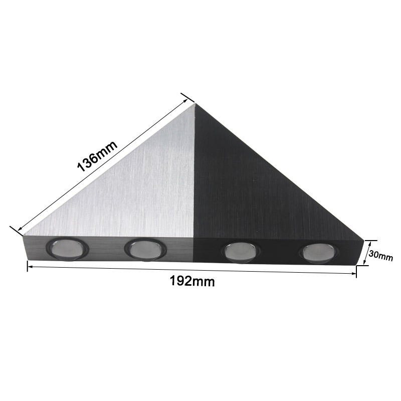 LED Triangle applique murale 5W intérieur salon applique murale AC85-265V aluminium escalier allée applique haute puissance lumières