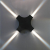 La plus nouvelle applique murale led étoile noire 12W étanche pour jardin extérieur