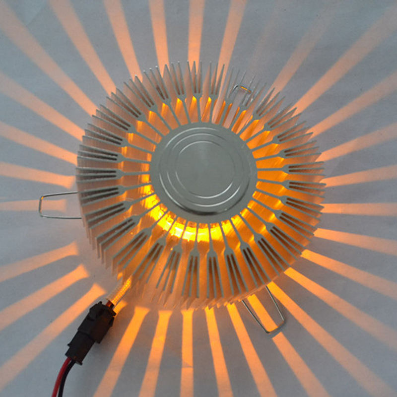 3W luminaire haute luminosité design moderne LED applique murale hôtel Bar KTV plafonnier applique murale Led lampe tournesol lampe d'intérieur