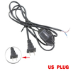 Gradateur de lumière cordon fil prise de commutation de lumière bouton de gradation de puissance interrupteur 1.8 m câble de ligne lampe à LED EU modèle de prise américaine