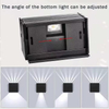 6W Applique Murale Carrée Applique Murale Led Pack Mur Extérieur Éclairage Led Applique Murale Extérieure LED Six Faisceau Applique Murale