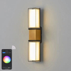 9W Tuya APP contrôle applique led lumière app contrôle app contrôle lumière or ceinture applique murale Smart applique éclairage extérieur