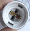Plateau de plafond avec fil suspendu corps de lumière vis E27 porte-lampe lustre porte-lampe lampes d'éclairage accès ampoule LED