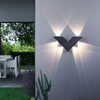 Applique murale à LED en forme de V lumière créative extérieure étanche Patio luminaire à LED moderne pour la maison luminaires confortables professionnels chauds