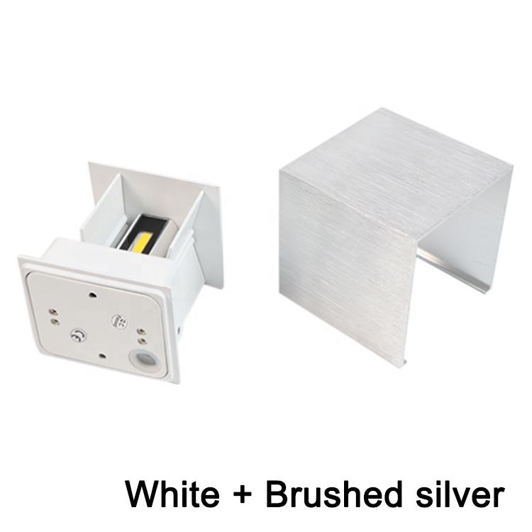 Style industriel AC85-265V étanche IP65 faisceau réglable en aluminium et extérieur LED Cube étanche applique murale