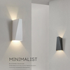 Moderne carré 6W 12W LED applique murale intérieure en aluminium applique éclairage à la maison chambre salon allée décorer applique murale AC85-265V