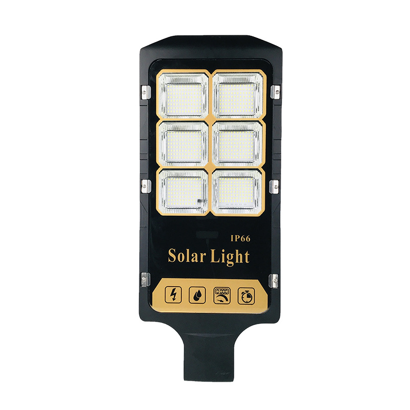 500 watts LED lumière solaire lampe solaire extérieure alimentée par la lumière du soleil étanche PIR capteur de mouvement réverbère pour la décoration de jardin
