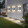 Chaud Double Tête Lampes Extérieur Étanche Applique Pour Chambre Couloir Cuisine Luminaire LED Wandlamp Up And Down Appliques Extérieures