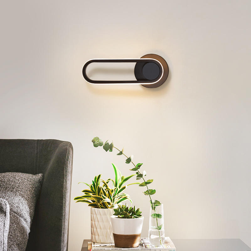 Applique murale de fond applique murale chambre chevet lumière led applique murale allée tournante