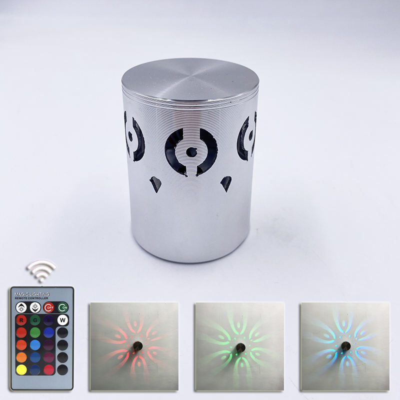 Applique murale nordique LED lune pour chambre chevet salon décoration de la maison télécommande Surface Inoor éclairage fond lampe