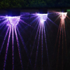 Lumière chaude + couleur RVB LED lampe solaire chemin escalier énergie solaire balcon lumière extérieure jardin lumières lumière solaire lampe solaire
