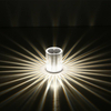 Amazon Hot-vente Acrylique Lampe De Table Cadeau De Vacances USB Lampe De Table Rechargeable 16 Changement De Couleur Télécommande Lampe De Table