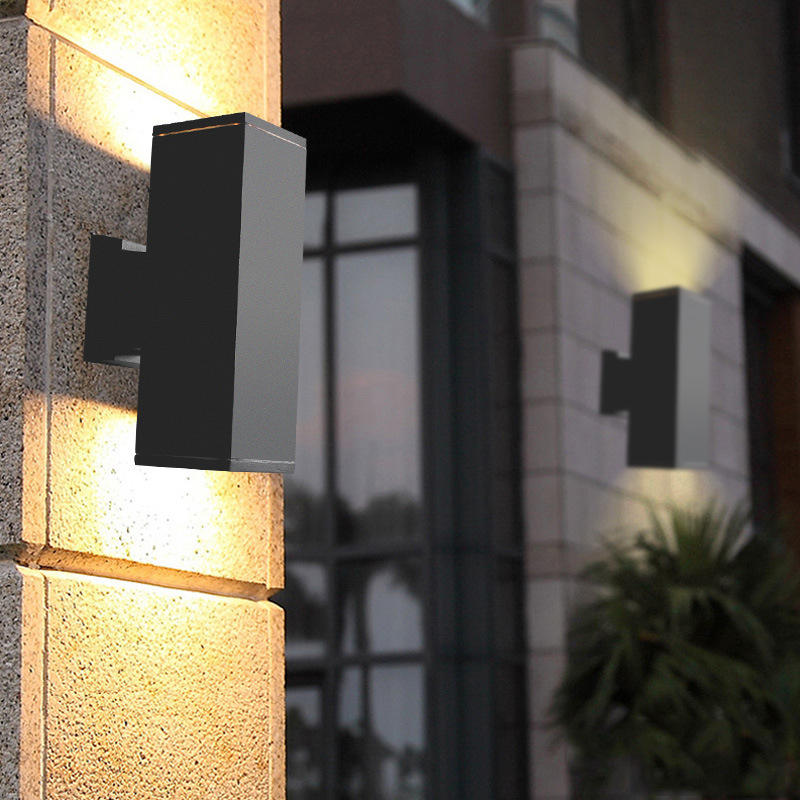Applique murale extérieure étanche Led moderne IP65 aluminium 12W applique murale LED décoration intérieure applique murale pilier Patio Badkamer