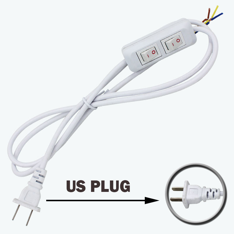 301 interrupteur de lumière meilleur prix qualité pour suspension vente chaude interrupteur à Double bouton fil de prise ue avec 100% de sécurité