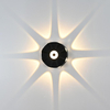 Applique murale LED Applique murale extérieure Lampe d'ingénierie d'hôtel créative minimaliste moderne