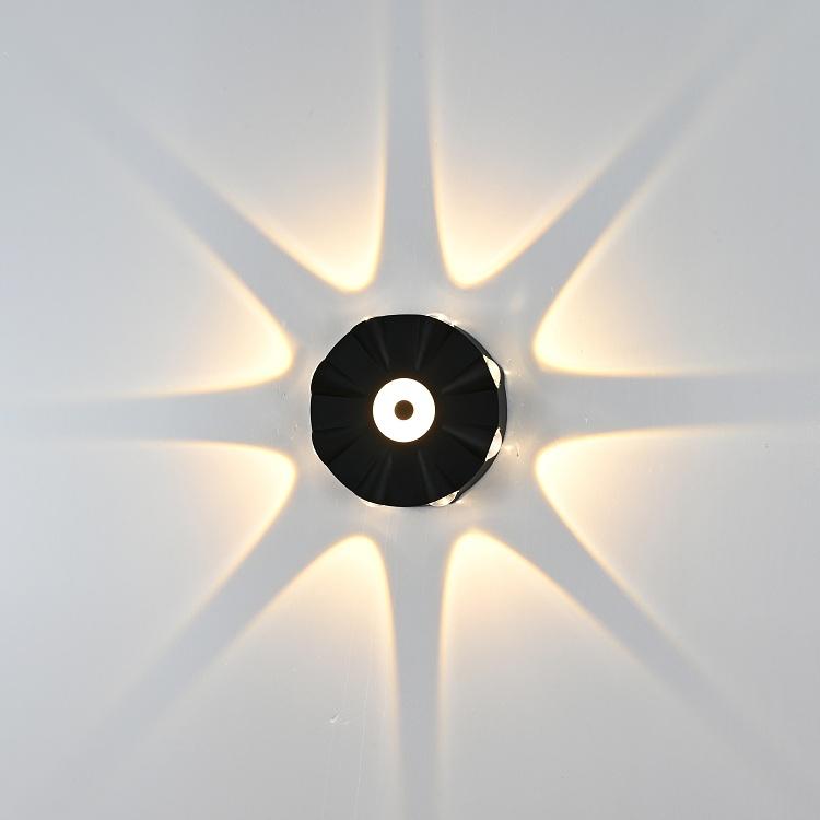Applique murale LED Applique murale extérieure Lampe d'ingénierie d'hôtel créative minimaliste moderne