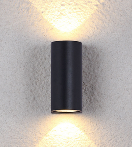12W colonne Double tête étanche applique murale Unique nuit lampe IP65 étanche applique pour décoration de jardin