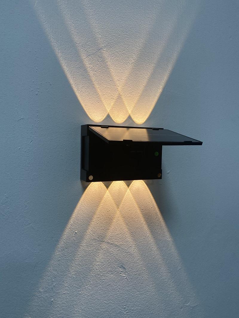 6W Solaire Led Lumière Extérieure Étanche Solaire Haute Lumières Applique Murale Smart applique murale solaire lampe Extérieure