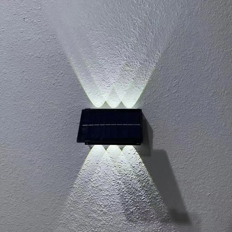 6W Solaire Led Lumière Extérieure Étanche Solaire Haute Lumières Applique Murale Smart applique murale solaire lampe Extérieure