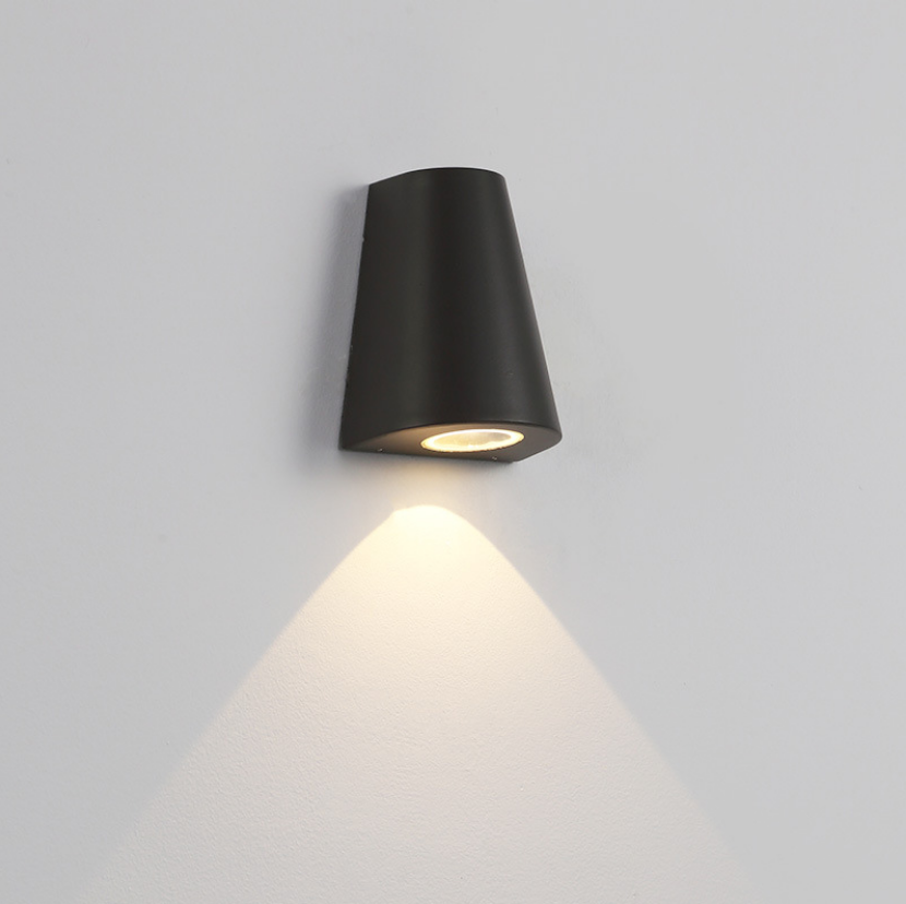 Applique murale LED à tête unique étanche IP65 lampe de couloir de jardin extérieur applique intérieure AC85-265V