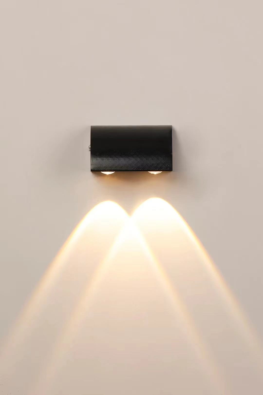 Moderne simple extérieur étanche LED applique cour lampes porte lampe terrasse balcon jardin applique murale prix usine