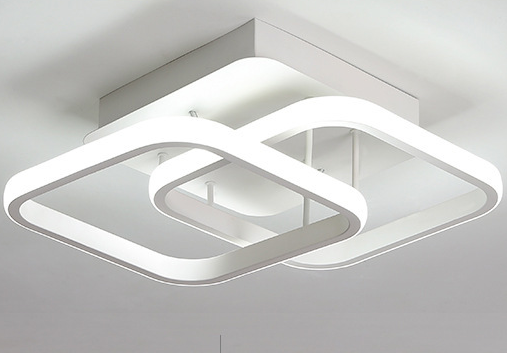 Plafonniers cercle blanc pour salon plafonnier suspendu chambre plafonnier Led plafonnier moderne lampe plafond