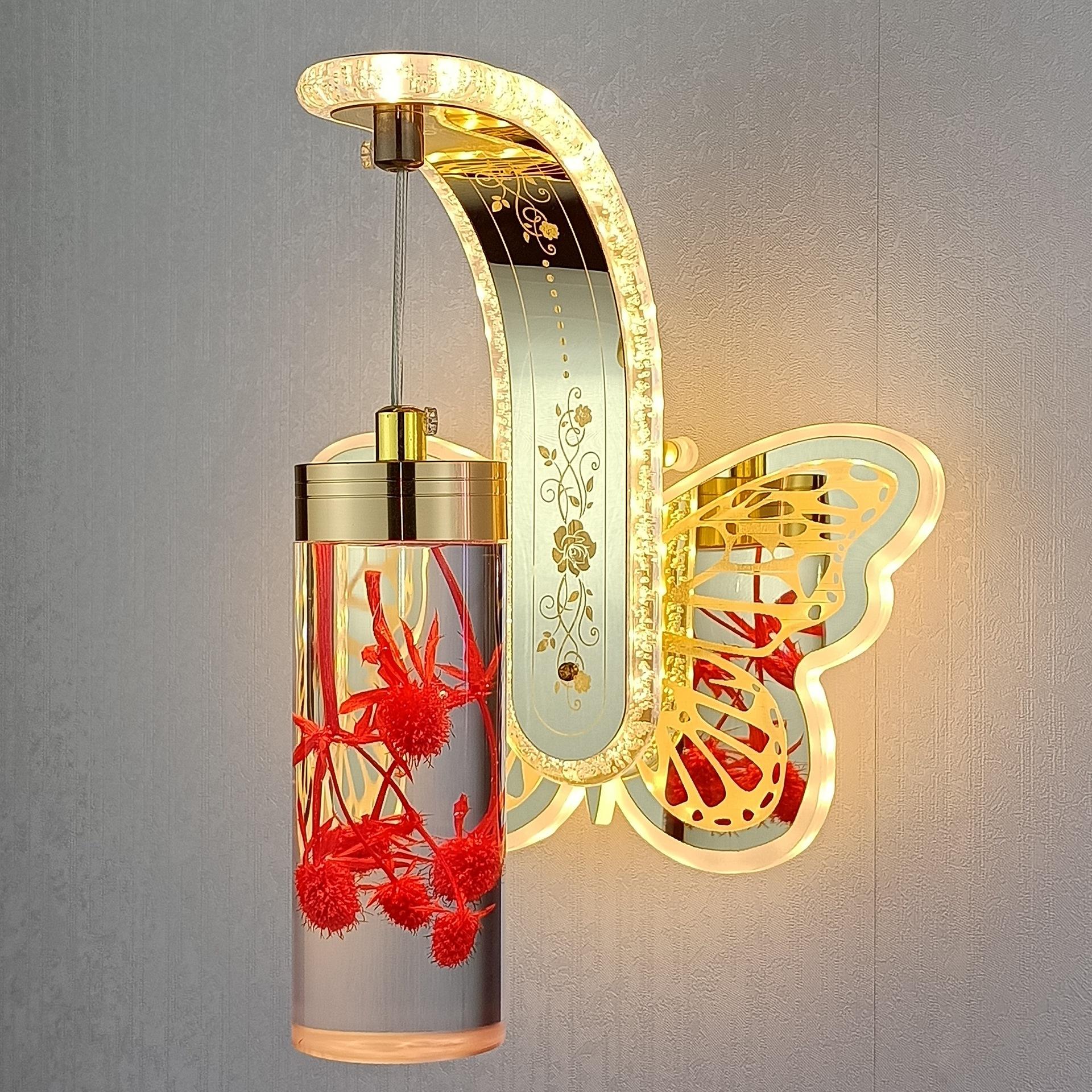Moderne acrylique intérieur applique LED chambre lampe de chevet applique murale blanc chaud blanc froid pour chambre couloir escaliers
