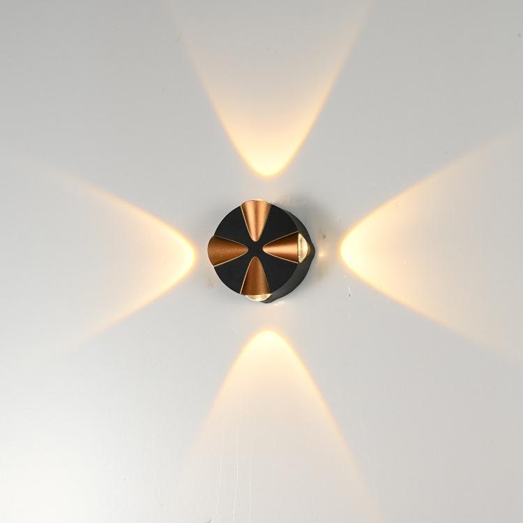Applique extérieure étanche et étanche à l'humidité extérieure en aluminium cour balcon terrasse allée escalier allée lampe