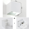IP65 Étanche 12W 20W Intérieur Extérieur Led Mur Lampe En Aluminium Réglable Surface Monté AC85 ~ 265V Led Porche Lumière Applique