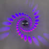 Simple Cercle Fond Décoration Lampes Moderne LED RVB Appliques Murales Salon Chambre Chevet Allée Couloir Éclairage Intérieur