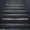 Moderne créatif fantaisie led applique murale intérieur extérieur maison fantaisie 1w pied lampe encastré led étape lumières escalier applique murale