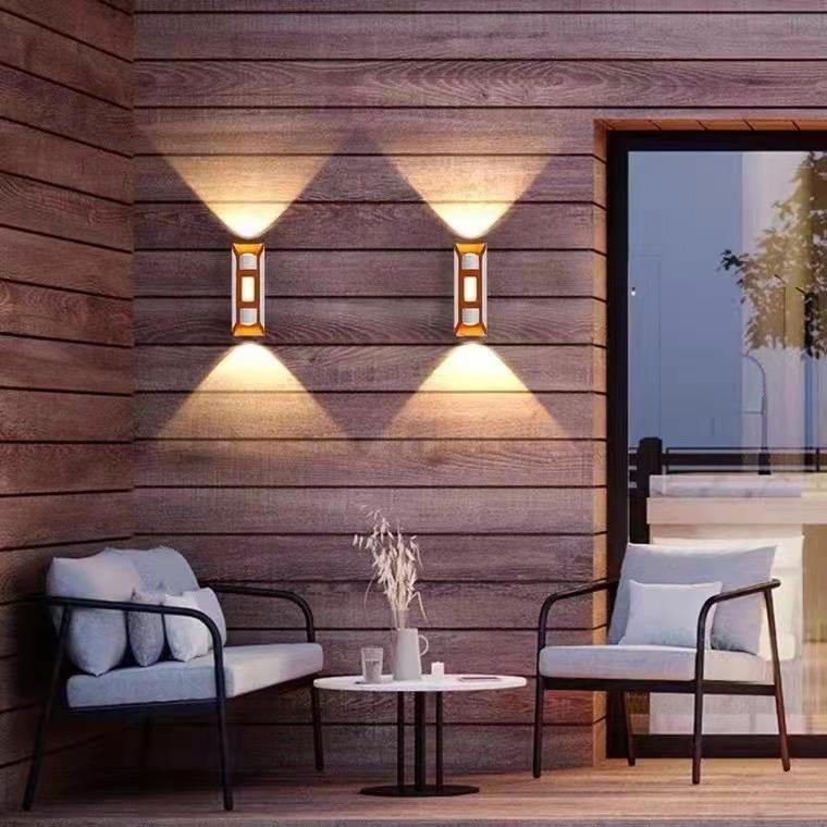 Moderne Mont Décor Extérieur Étanche En Plein Air De Luxe Pour La Maison Chambre Chambre Hôtel Lumière Applique Led Mur Lampe Mur Monté