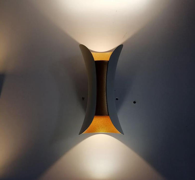 10W grande taille taille applique moderne mode extérieur mur LED lampe IP65 étanche applique murale pour jardin et cour décoration 