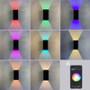 RGBW applique murale couleur changeante LED à intensité variable chevet ambiant IP65 éclairage applique murale Tuya APP WIFI contrôle fête décor intérieur