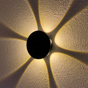 En gros Applique Murale Intérieur Extérieur IP65 Applique Jardin Villa Chambre Bande Ligne Lampe De Chevet Applique Murale Éclairage 360 ​​Degrés