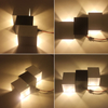Applique murale étagée à LED moderne et lumière décorative d'intérieur
