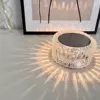 Touch dimmable lampe de bureau led lampe de table contrôle tactile lampe de table cristal charge bande LED rose lampe projecteur romantique 16 couleurs lampe de nuit
