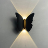 Lampe murale extérieure en forme de papillon vente chaude d'été IP65 applique murale étanche pour la lumière de support d'allée de décoration de jardin