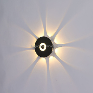6W 8W IP65 champignon forme 360 ​​degrés led applique murale pour la décoration extérieure égayer étanche applique murale