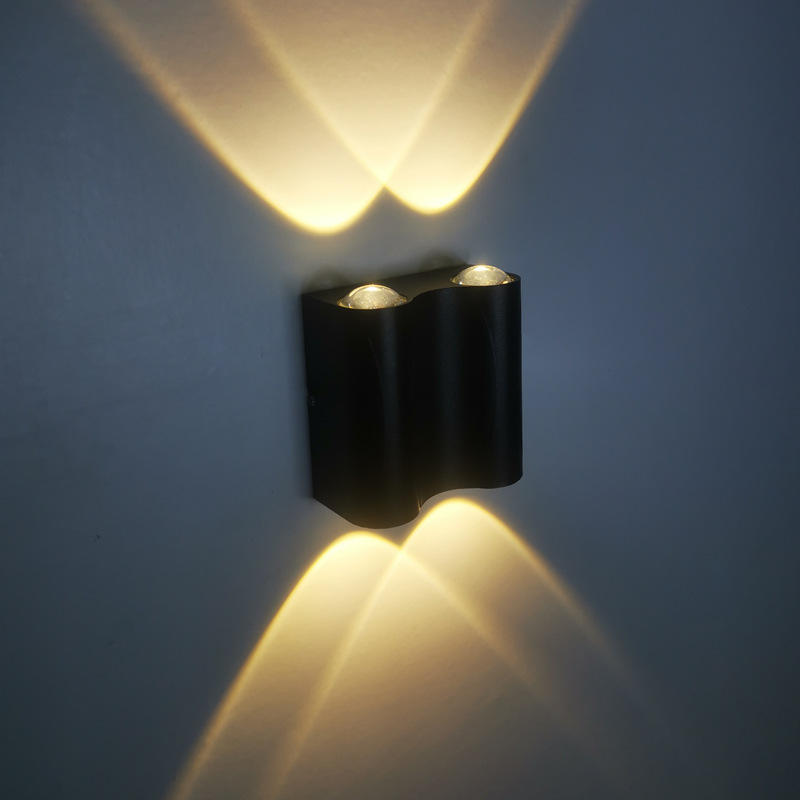Applique murale Led aluminium extérieur IP65 étanche vers le bas applique murale maison escalier chambre chevet couloir 4/6/8W 2 ans de garantie